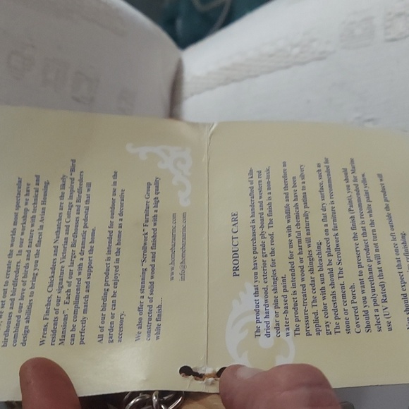 Home Bazzar Floral Butterfly Wooden shingled Handpainted Birdhouse New - Picture 11 of 16